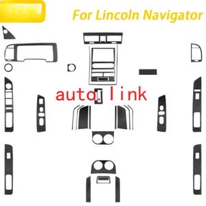 For Lincoln Navigator 2007-2014 ABS Carbon Fiber Center Console trim Stickers - Picture 1 of 46