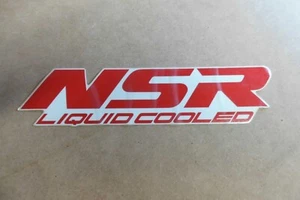 HONDA NSR50 NSR50S C.1993 GENUINE NOS SIDE COVER DECAL - # 83648-GE3-760ZA - Picture 1 of 2