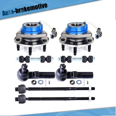 Kit de extremo de barra estabilizadora de cojinete de rueda de 8 piezas para Buick Lesabre 2000-2005 Foto 1 de 4
