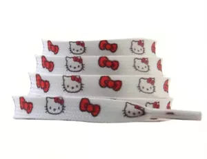 Hello Kitty Shoe Laces Sanrio Shoelaces Shoe Accessories - Picture 1 of 5