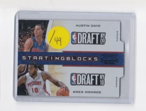 GREG MONROE 10-11 PLAYOFF CONTENDERS PATCHES STARTBLÖCKE - SCHWARZ PARALLEL #/49 - Bild 1 von 24