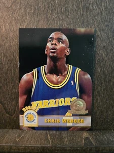1993-94 Hoops Fifth Anniversary Gold #341 Chris Webber RC Rookie Warriors - Picture 1 of 2