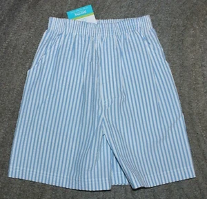 Chez Ami by Patsy Aiken Boys Blue & White Shorts - Size 7 - NWT - Picture 1 of 3