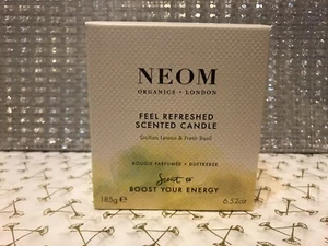 Neom Organics Feel Refreshed Boost Your Energy Scented Candle 185g New & Boxed - Picture 1 of 1