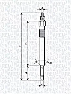 x4 ud. bujía incandescente para LAND ROVER Defender Cabrio Pick-Up Station Wagon B074 - Imagen 1 de 1