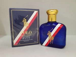 Polo Ralph Lauren Red White & Blue For Men 2.5 FL OZ / 75 ML EDT Spray Sealed - Picture 1 of 3