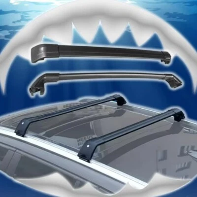 2PCS fit for Mitsubishi Outlander Sport ASX 2011-2022 lock Roof Rail  Crossbar - Image 1 of 4