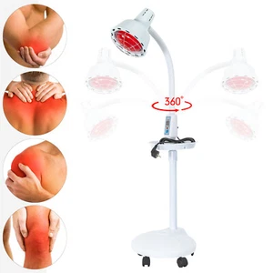 Lámpara infrarroja 275W luz roja rotación 360° terapia de luz infrarroja 220V lámpara de calor - Imagen 1 de 15