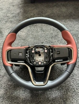 Range Rover Sport L461 OEM Illuminated SV Heated Steering Wheel Rosewood Red New - Image 1 of 4