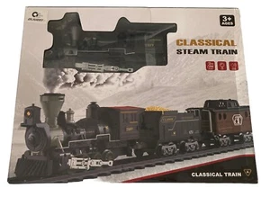 Klassisches Dampfeisenbahn Set Spielzeug Alter 3+ - Bild 1 von 4