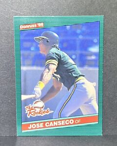 1986 Donruss The Rookies Jose Canseco Rookie Card RC #22 Oakland Athletics
