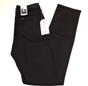 Women's Lee Marion Classic Straight Black Jeans Size W31 L33 Stretch NWT - Picture 1 of 2