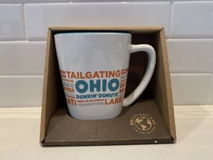 Taza de café Dunkin Donuts Ohio Destinations 2017 cerámica OH estado DD 12 OZ. - Imagen 1 de 2