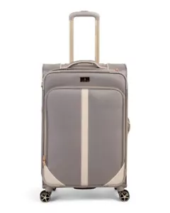 LONDON FOG 25in Ecru Hartford Softside Spinner - Picture 1 of 3