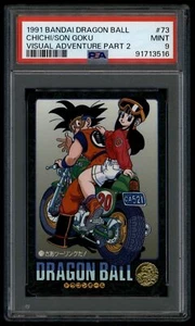 Dragon Ball Japanese Visual Adventure 2 73 Son Goku Chichi 1991 PSA 9 91713516 - Picture 1 of 2