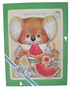 1985 Critter Sitters 'Back to the Old Rind' Watermelon Scratch n Sniff Folder - Picture 1 of 3