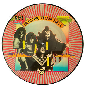 Kiss Hotter Than Hell 10 Track LP Japanese Picture Disc