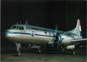 Aviation Postcard - KLM Royal Dutch Airlines Convair 240-4 Aeroplane  RS16811 - Picture 1 of 2