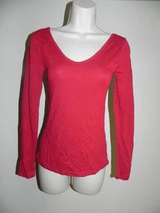 Fredericks of Hollywood Blouse XS Shirt Red Black Womens NWOT - Picture 1 of 3