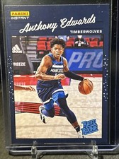 Anthony Edwards 2020-21 Panini NBA Instant #1 Rated Rookie Retro Card 1/3558