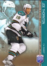 08-09 Upper Deck Be A Player Joe Thornton Player's Club /15 Sharks Panthers