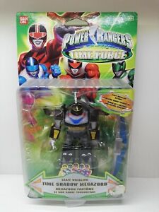 Power Rangers Time Force Time Shadow Megazord Staff Whirling Action 5" BANDAI