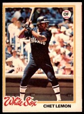 1978 O-PEE-CHEE CHET LEMON. CHICAGO WHITE SOX #224