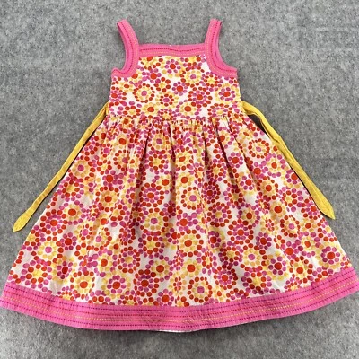 Polly & Friends Girls Pink Abstract Sleeveless Dress Size 8 - Image 1 of 4