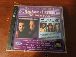 C+C MUSIC FACTORY & OTHER SUPERSTARS DOUBLE PAK 2 CD SET STILL SEALED - Picture 1 of 2