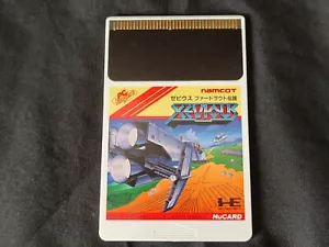 XEVIOUS NEC PC Engine TurboGrafx-16 PCE juego, solo tarjeta Hu, funcionando-g1023- - Imagen 1 de 8