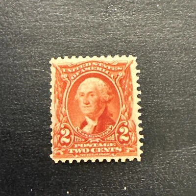 US Stamp Scott #301…Washington 2 Cent MH - Image 1 of 2