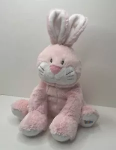 Ganz Webkinz Jr Bunny Rabbit Pink & White Plush Soft Stuffed Animal No Code LG - Picture 1 of 6