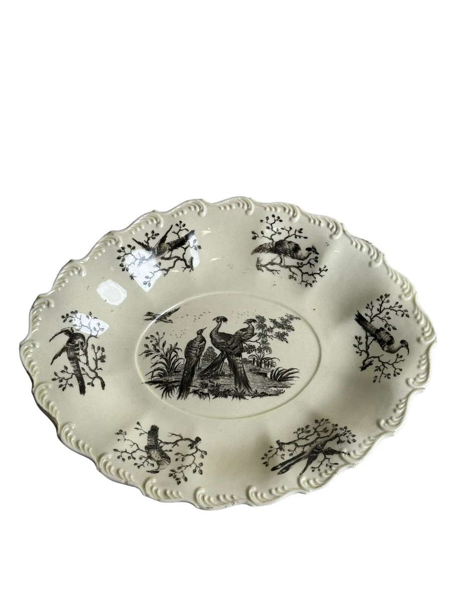  CREAMWARE ヴィンテージ　アンティーク　プレート Antique Creamware - Etsy