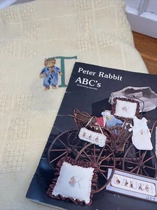 Peter Rabbit ABC’s Beatrix Potter Creations Cross Stitch Leaflet & Aida Cloth - Picture 1 of 8