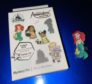 Ariel 3D Pin Animators Collection Mystery Box Series 1 Disney Little Mermaid - Picture 1 of 3