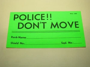 RARE NYPD Collectible New York Police Department Locker Sticker MINT Condition - Picture 1 of 1