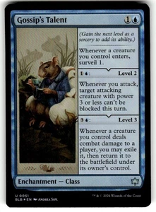 FOIL MTG Gossip's Talent Bloomburrow Regular - Picture 1 of 2