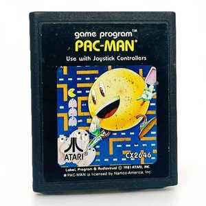 Pac-Man Atari 2600 (1981) Game Cartridge • Vintage Classic • Ungetestet Cx2646 - Bild 1 von 5
