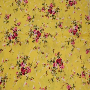 55" Wide Printed 100% Rayon Challis Fabric by The Yard-(155 GSM) -Lightweight... - Picture 1 of 1
