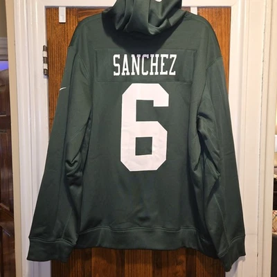 Nike New York Jets Mark Sanchez #6 Sudadera con Capucha XL Pullover Sudadera con Capucha NFL  Foto 1 de 4