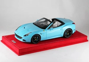 MR Collection FE13AB 1/18 Ferrari California T Abierto Techo Bebé Azul Modelo - Imagen 1 de 10
