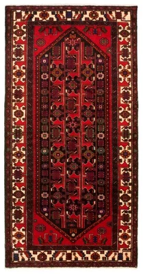 Traditional Vintage Hand-Knotted Area Rug 5'1" x 9'11" Oriental Wool Carpet - Image 1 of 4