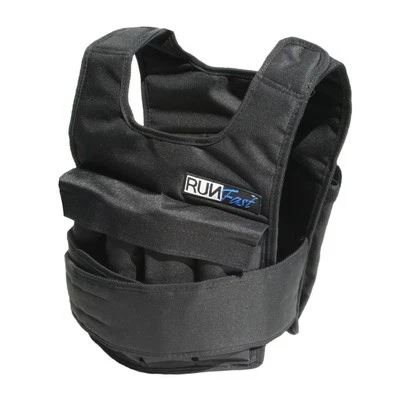 runmax pro weighted vest 12lbs/ 20lbs/ 40lbs/ 50lbs/ 60lbs with shoulder pads op - Image 1 of 2