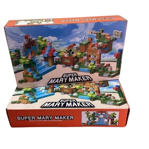 Dos bloques de construcción magnéticos Super Mary Maker 200 piezas en total nuevas cajas selladas - Imagen 1 de 2