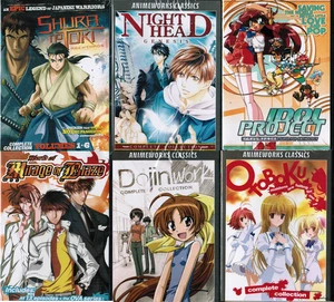 24 Nw Anime DVD Lot 6 Complete Series Box Set Shura No Toki Mirage Dojin Otoboku - Bild 1 von 7
