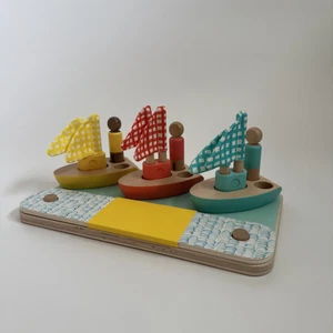 Lovevery Pattern Match Boats & Cards Set The Analyst Play Kit COMPLETE - Picture 1 of 12
