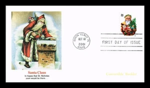 DR JIM STAMPS US COVER CHRISTMAS SANTA CLAUS 34C FIRST DAY ISSUE FLEETWOOD - Picture 1 of 2