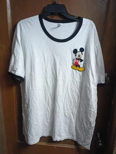 Mickey Mouse 80'style Retro Tshirt** Patch Needs Re iron Size 2 Xl - Picture 1 of 6