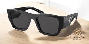 PRADA PR 10ZS 1AB5S0 Herren Sonnenbrille schwarz dunkelgrau 54 mm - Bild 1 von 2
