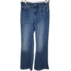 Gap Jeans Girls 18 Blue Mid Rise 70s Flare Everyday Style School Retro Denim - Picture 1 of 9